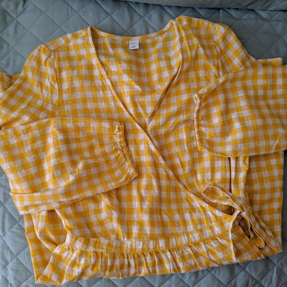 Wrap tie dress